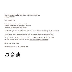 PILEĆI BATAK ZABATAK - OTKOŠTENI|1 kg|HORECA - Slika 2