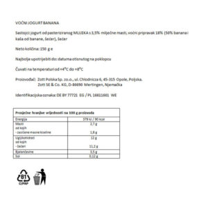 JOGOBELLA EXOTIC|150 g|ZOTT - Slika 3