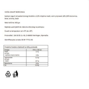 JOGOBELLA - CLASSIC MAXI|400 g|ZOTT - Slika 2