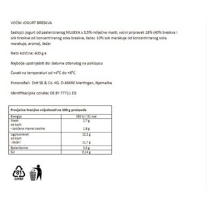 JOGOBELLA - CLASSIC MAXI|400 g|ZOTT - Slika 3