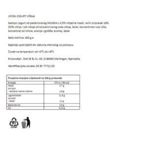 JOGOBELLA - CLASSIC MAXI|400 g|ZOTT - Slika 4