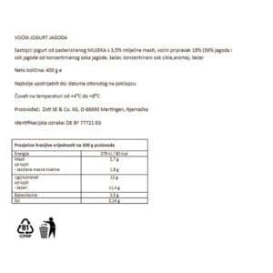 JOGOBELLA - CLASSIC MAXI|400 g|ZOTT - Slika 5