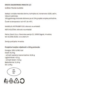 PANCETA - TABLA|1/2|GURMAN DELIKATESSE - Slika 2