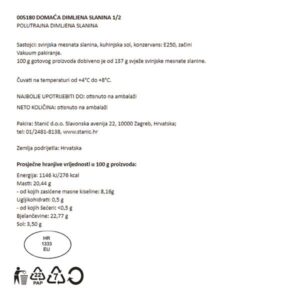 DOM.DIMLJENA SLANINA|1/2|GURMAN DELIKATESS - Slika 2