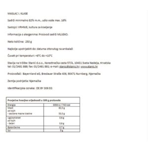 MASLAC|250 g|BAYERNLAND - Slika 3