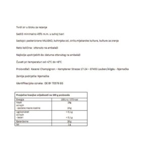 ILLERTALER|cca 3 kg|KÄSEREI - Slika 2