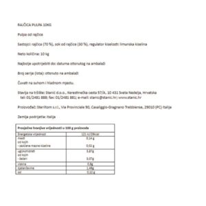 RAJČICA PULPA|10 kg (1x10 kg) |LA MARGHERITA - Slika 2