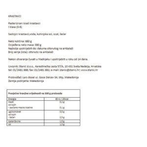 KRASTAVCI|680 g/net.oc. 380 g|LARS - Slika 2