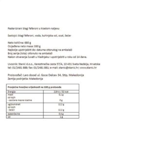 FEFERONI - BLAGI|680 g/net.oc. 330 g|LARS - Slika 2