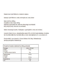 FEFERONI - LJUTI|680g/net.oc. 330 g|LARS - Slika 2