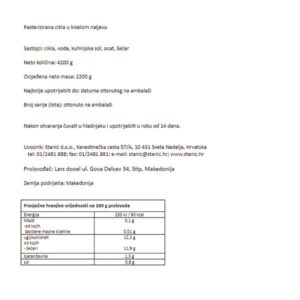 CIKLA|4200 g/net.oc. 2200 g|LARS - Slika 2