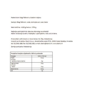 FEFERONI - BLAGI|4100 g/net.oc. 1750 g|LARS - Slika 2