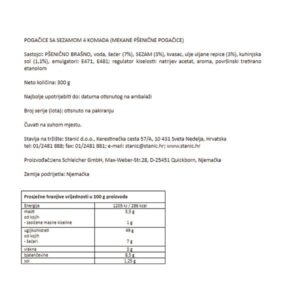 PECIVO - MEGA BURGER|4 kom/300 g|QUICKBURY - Slika 2