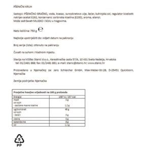 TOAST SANDWICH |750 g|QUICKBURY - Slika 2