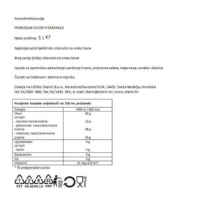 SUNCOKRETOVO ULJE|5 L |BAKINA KUHINJA - Slika 2