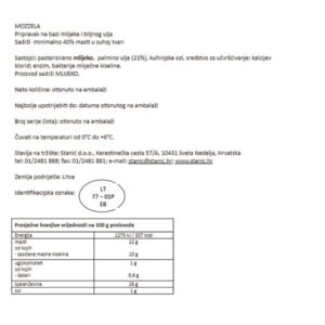 MOZZELA|cca 3 kg|VEDAR DAN - Slika 2