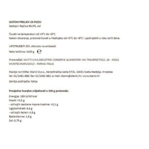 PIZZA UMAK|4100 g|MUTTI - Slika 2