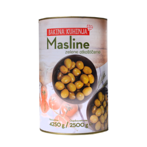 MASLINE ZELENE - bez koštice|4250 g/neto o.c. 2000 g|BAKINA KUHINJA - Slika 2