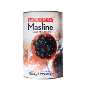 CRNE MASLINE - bez koštice|4250 g/net.oc. 2000 g|BAKINA KUHINJA - Slika 2