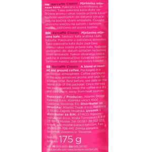 BARCAFFE CLASSIC MLJEVENA KAVA175 g|BARCAFFE - Slika 2