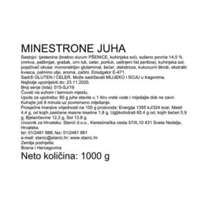 JUHA MINESTRONE|1000 g|BAKINA KUHINJA - Slika 2