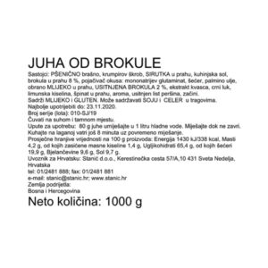KREM JUHA OD BROKULE|1000 g|BAKINA KUHINJA - Slika 2