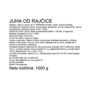 KREM JUHA OD RAJČICA|1000 g|BAKINA KUHINJA - Slika 2