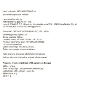 LIGNJA INDIJSKA 6-10|6x2 kg|HORECA - Slika 2