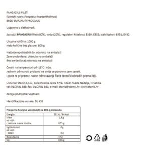 PANGASIUS - FILET BEZ KOŽE|1 kg|PEDRO - Slika 3