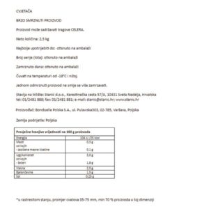 CVJETAČA|2,5 kg|CLASSIC BONDUELLE - Slika 2