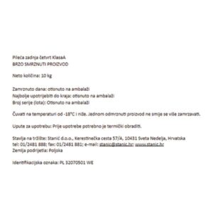 PILEĆA ZADNJA ČETVRTINA|SMRZNUTA|HORECA - Slika 2