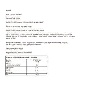 BLITVA LIST|2,5 kg| PINGUIN - Slika 2