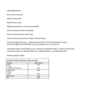 VIŠNJA|2,5 kg|BAKINA KUHINJA - Slika 2