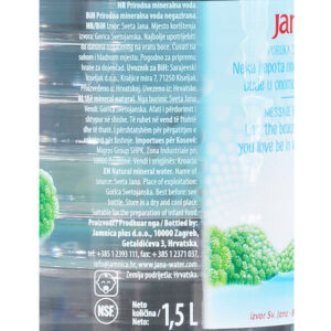 MINERALNA NEGAZIRANA VODA|1,5 L|JANA - Slika 2