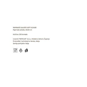 SALVETE SOFT FLOWERS|34x34, 250/1| - Slika 2