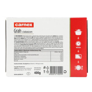 GRAH S KOBASICOM| 400 g|CARNEX - Slika 2