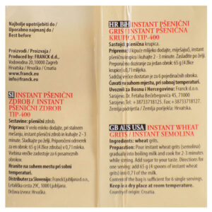 GRIZ INSTANT|400 g|FRANCK - Slika 3