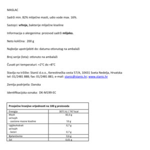 MASLAC | 200 g | LURPAK - Slika 2