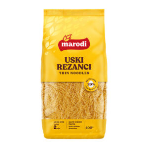 DOMAĆI USKI REZANCI S JAJIMA 400G