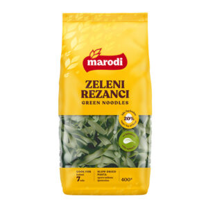 TJESTENINA ŠIROKI REZANCI S JAJIMA I ŠPINATOM 400G