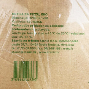 KUTIJA ZA PIZZU|EKO - 320x320x30|HORECA - Slika 2