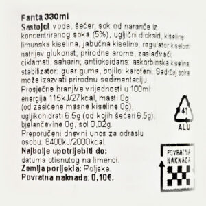 FANTA|330 mL|FANTA - Slika 2